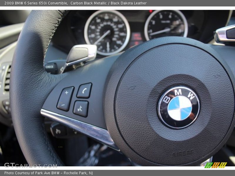 Controls of 2009 6 Series 650i Convertible