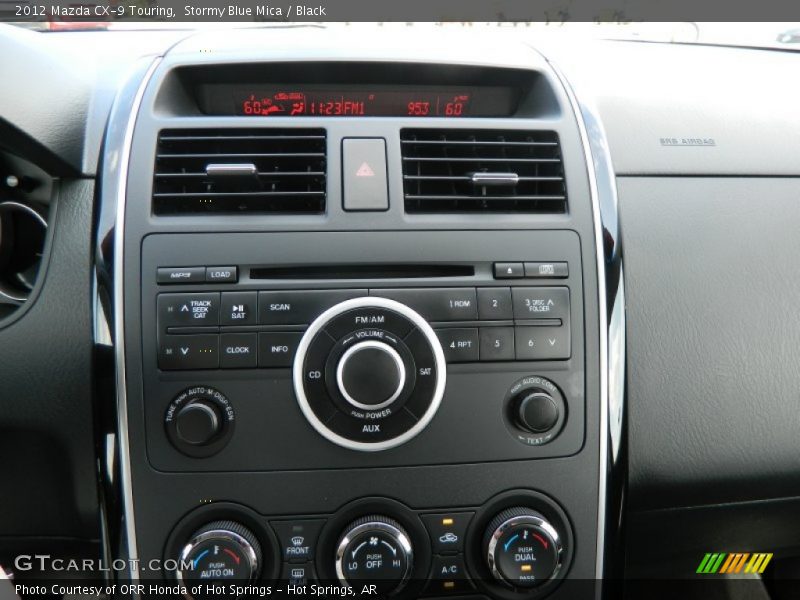 Stormy Blue Mica / Black 2012 Mazda CX-9 Touring