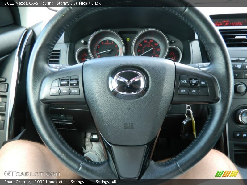 Stormy Blue Mica / Black 2012 Mazda CX-9 Touring