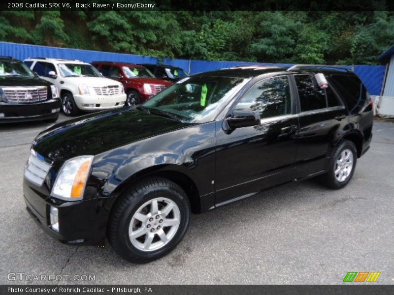 Black Raven / Ebony/Ebony 2008 Cadillac SRX V6