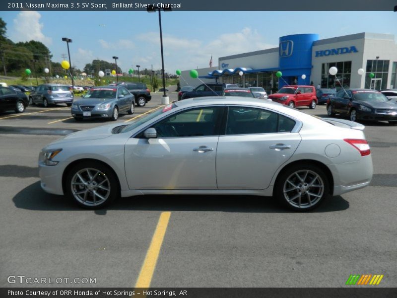 Brilliant Silver / Charcoal 2011 Nissan Maxima 3.5 SV Sport