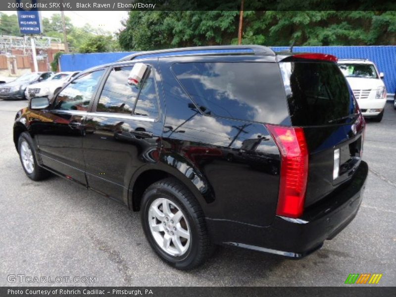 Black Raven / Ebony/Ebony 2008 Cadillac SRX V6