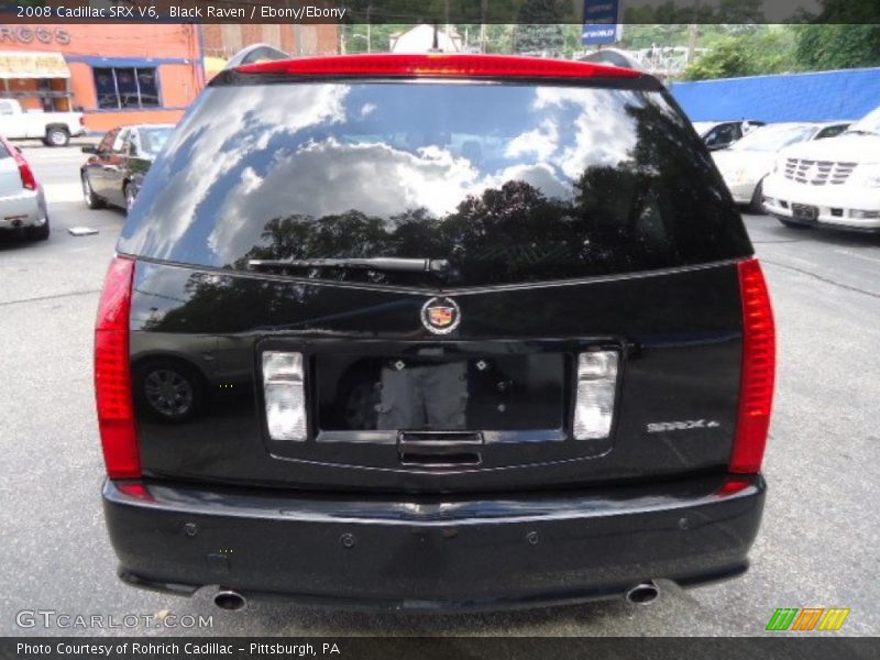 Black Raven / Ebony/Ebony 2008 Cadillac SRX V6