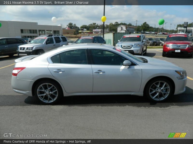 Brilliant Silver / Charcoal 2011 Nissan Maxima 3.5 SV Sport