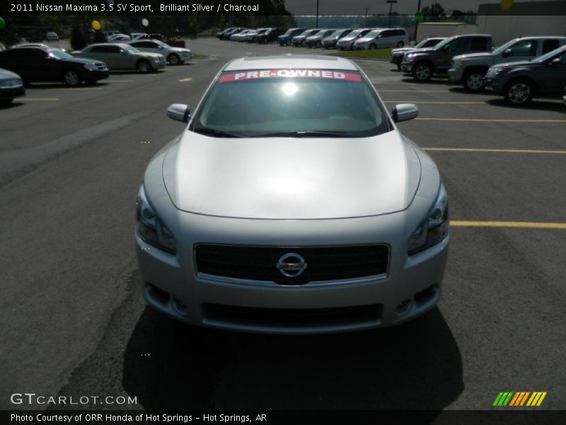 Brilliant Silver / Charcoal 2011 Nissan Maxima 3.5 SV Sport