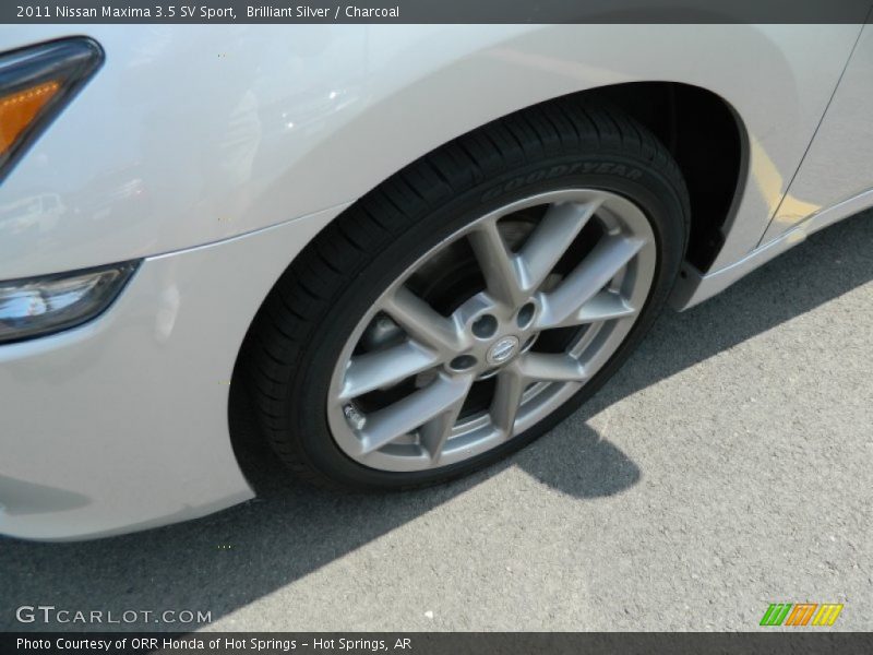 Brilliant Silver / Charcoal 2011 Nissan Maxima 3.5 SV Sport