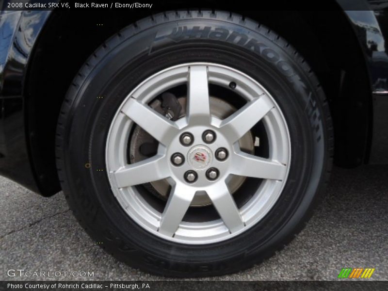 Black Raven / Ebony/Ebony 2008 Cadillac SRX V6