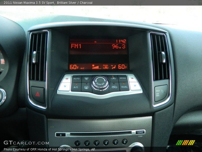 Brilliant Silver / Charcoal 2011 Nissan Maxima 3.5 SV Sport