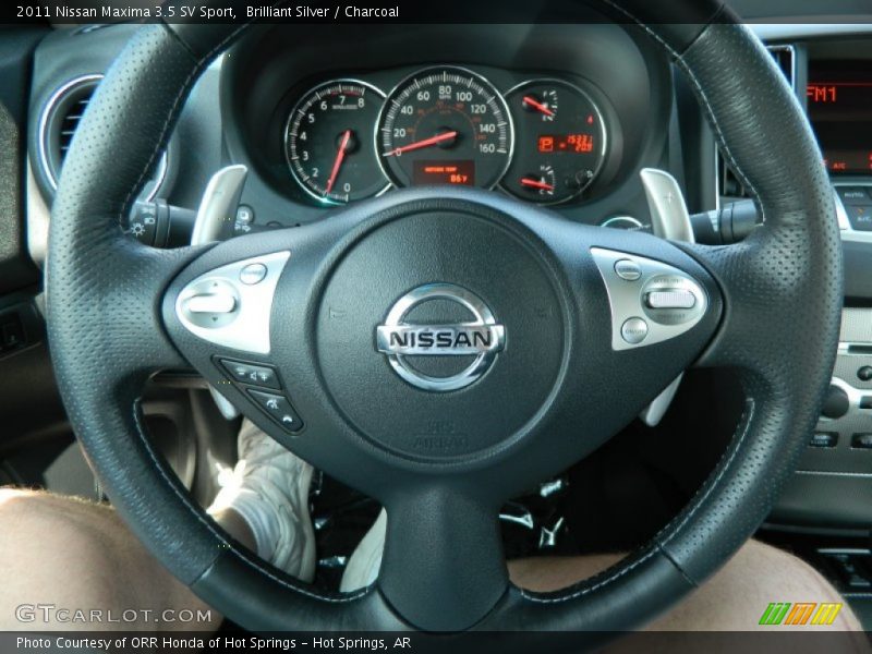 Brilliant Silver / Charcoal 2011 Nissan Maxima 3.5 SV Sport