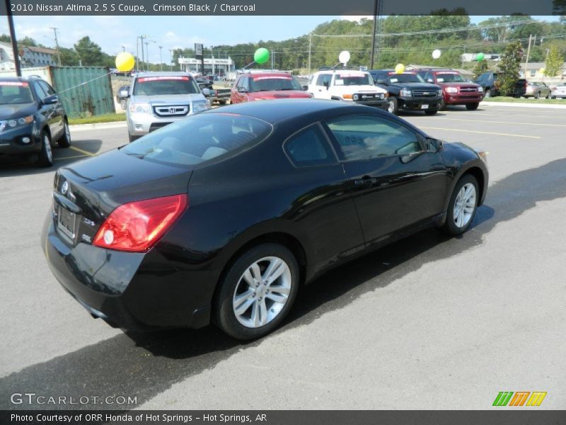 Crimson Black / Charcoal 2010 Nissan Altima 2.5 S Coupe