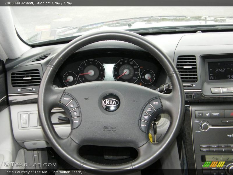 Midnight Gray / Gray 2008 Kia Amanti