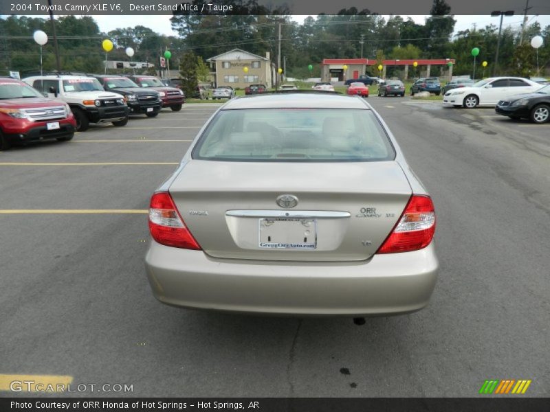 Desert Sand Mica / Taupe 2004 Toyota Camry XLE V6