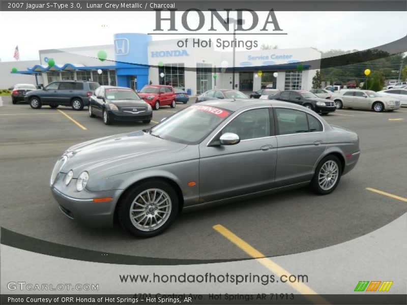 Lunar Grey Metallic / Charcoal 2007 Jaguar S-Type 3.0