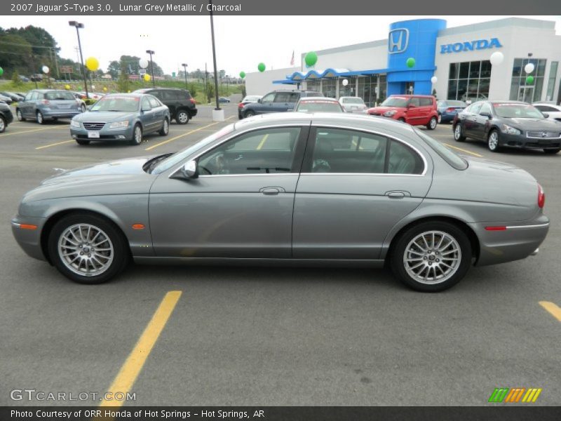 Lunar Grey Metallic / Charcoal 2007 Jaguar S-Type 3.0
