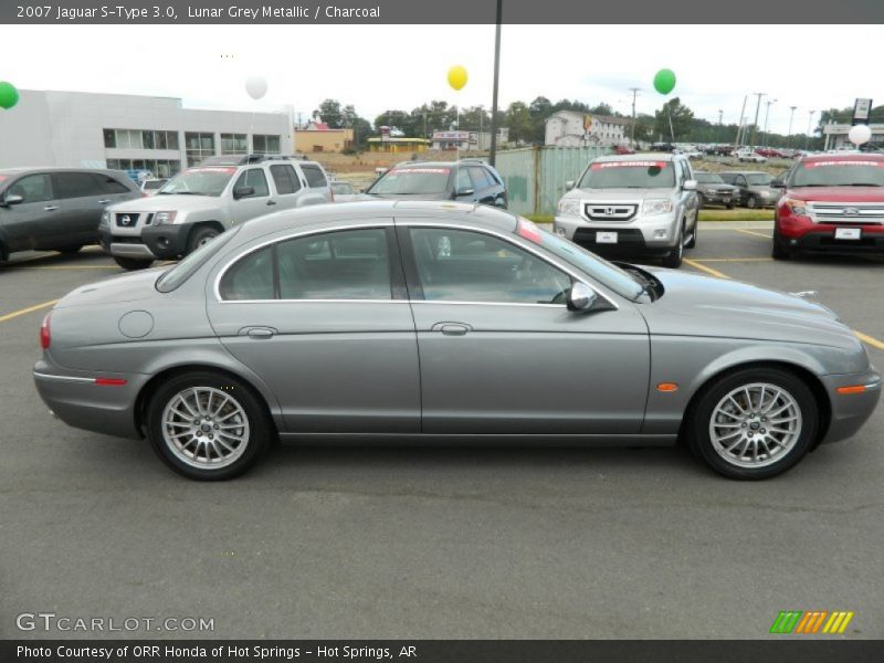 Lunar Grey Metallic / Charcoal 2007 Jaguar S-Type 3.0