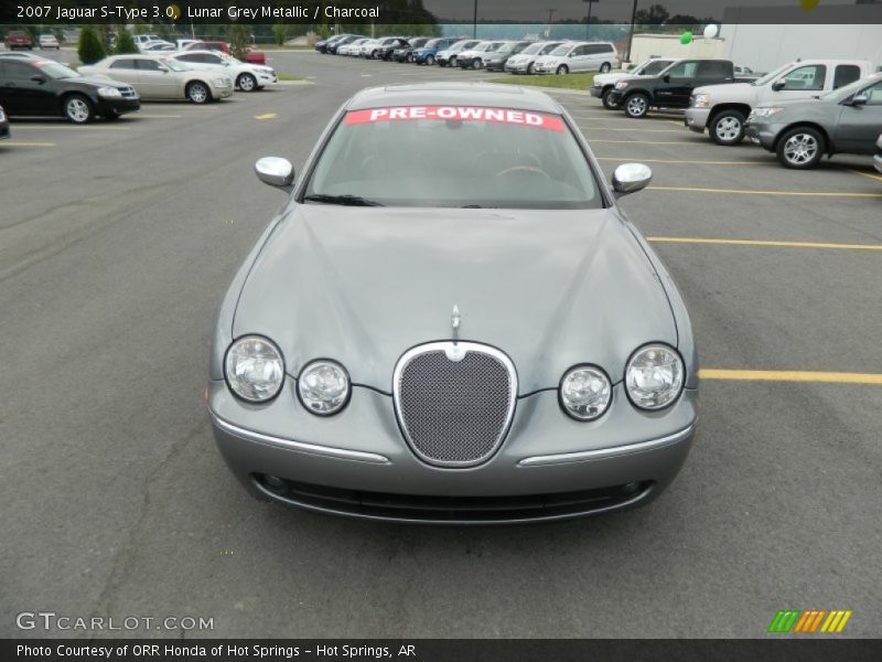 Lunar Grey Metallic / Charcoal 2007 Jaguar S-Type 3.0