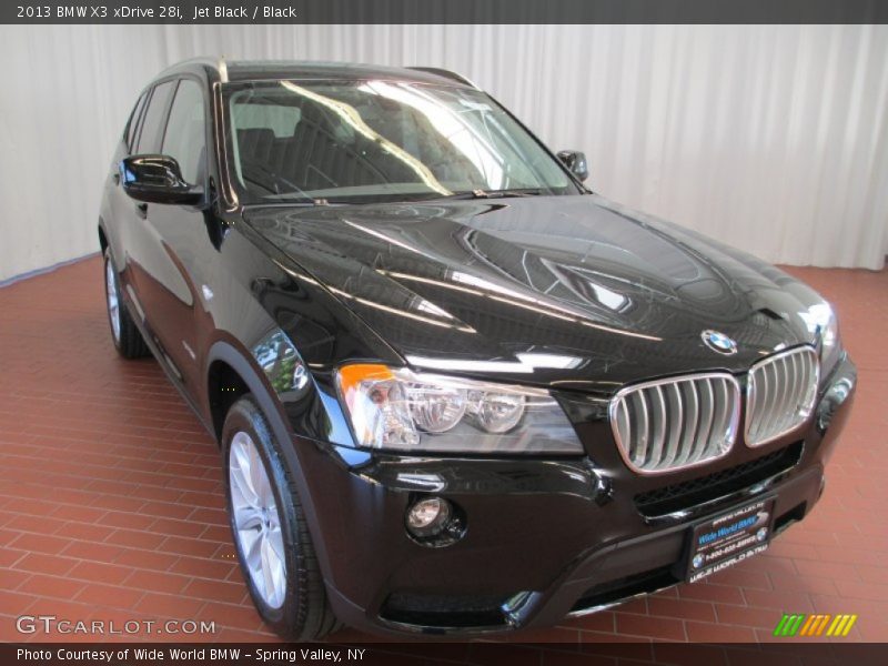 Jet Black / Black 2013 BMW X3 xDrive 28i