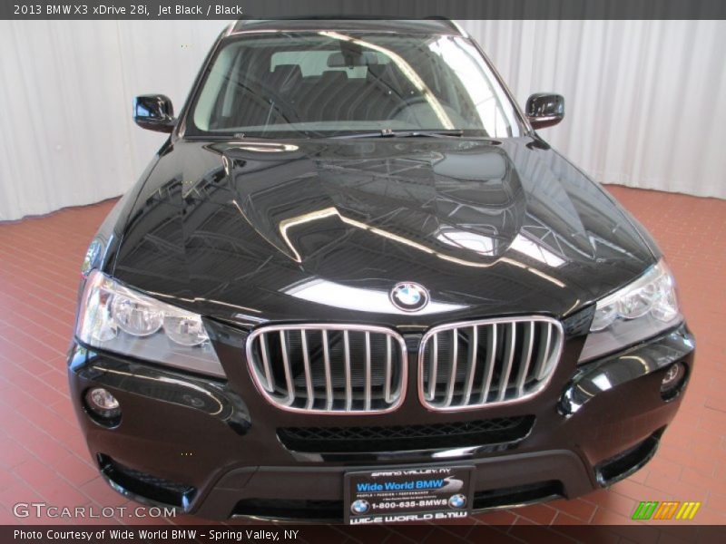 Jet Black / Black 2013 BMW X3 xDrive 28i