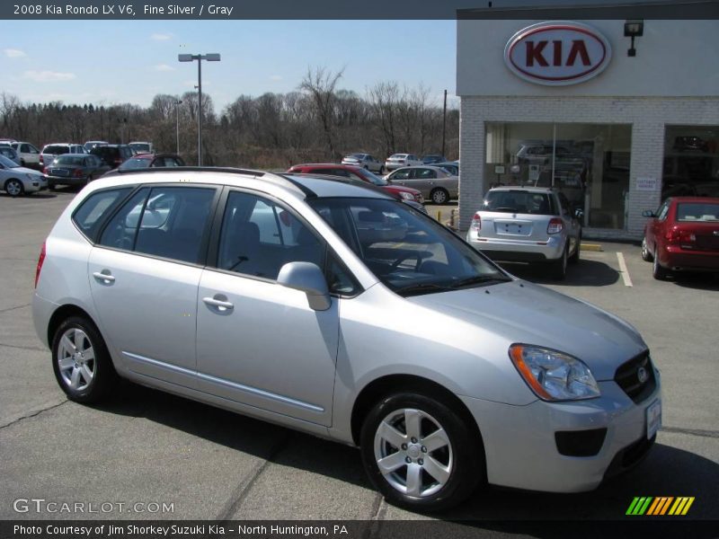 Fine Silver / Gray 2008 Kia Rondo LX V6