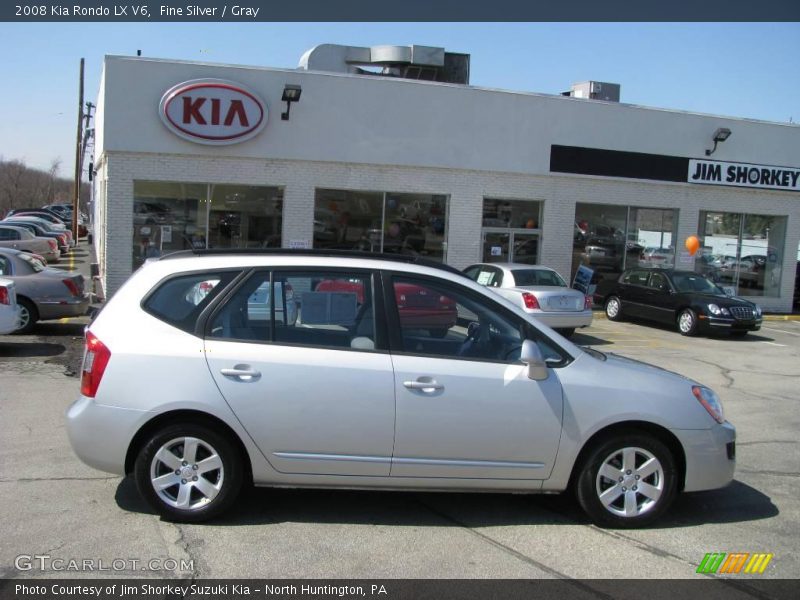 Fine Silver / Gray 2008 Kia Rondo LX V6