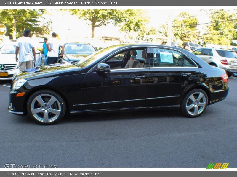 Black / Almond Beige 2010 Mercedes-Benz E 350 4Matic Sedan