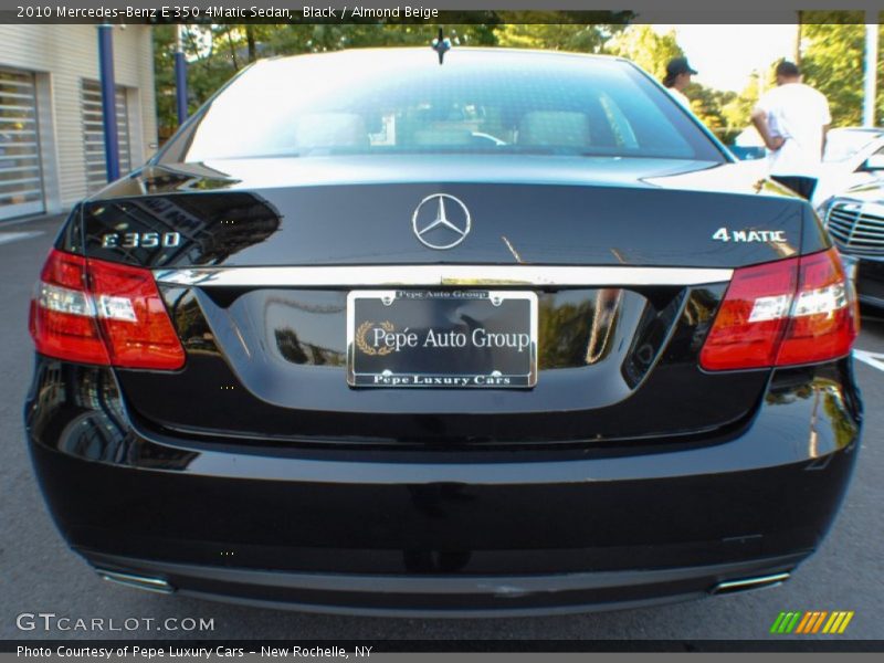 Black / Almond Beige 2010 Mercedes-Benz E 350 4Matic Sedan