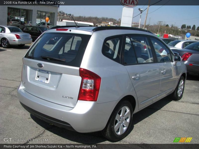 Fine Silver / Gray 2008 Kia Rondo LX V6