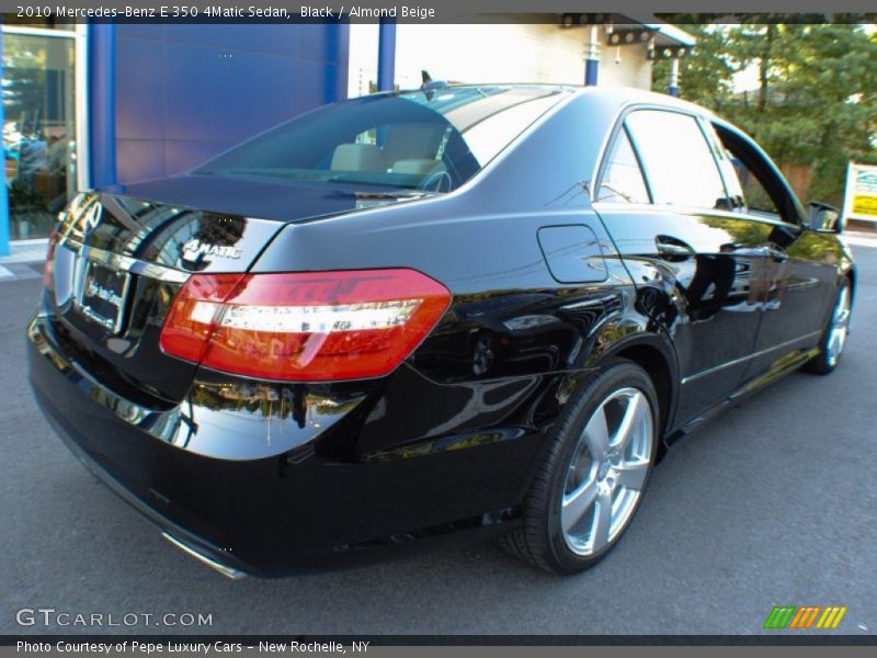 Black / Almond Beige 2010 Mercedes-Benz E 350 4Matic Sedan