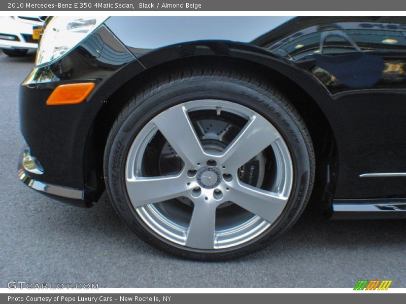 Black / Almond Beige 2010 Mercedes-Benz E 350 4Matic Sedan