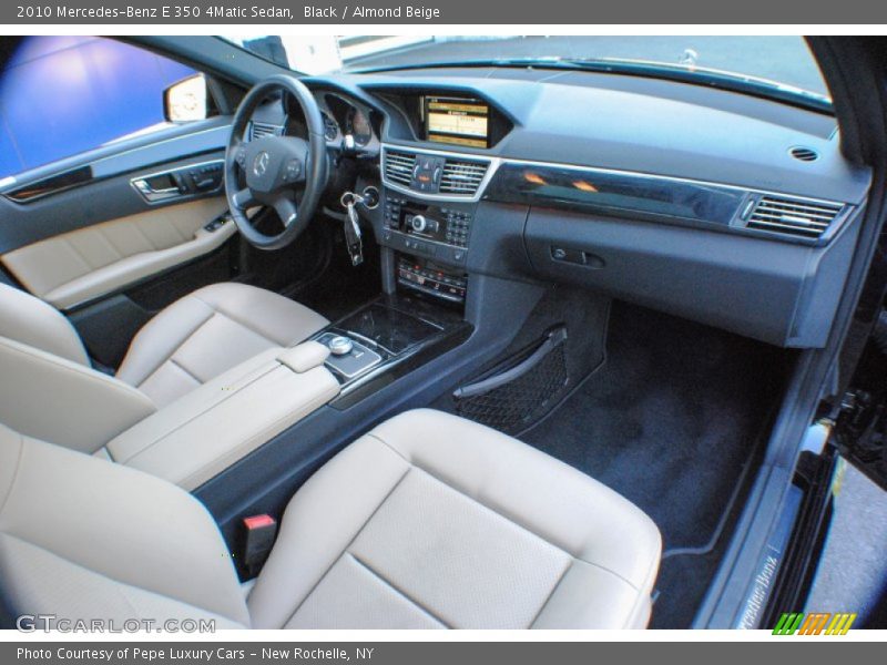 Black / Almond Beige 2010 Mercedes-Benz E 350 4Matic Sedan