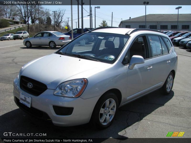 Fine Silver / Gray 2008 Kia Rondo LX V6