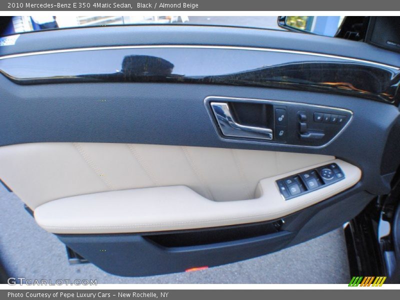 Black / Almond Beige 2010 Mercedes-Benz E 350 4Matic Sedan