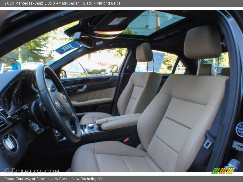 Black / Almond Beige 2010 Mercedes-Benz E 350 4Matic Sedan