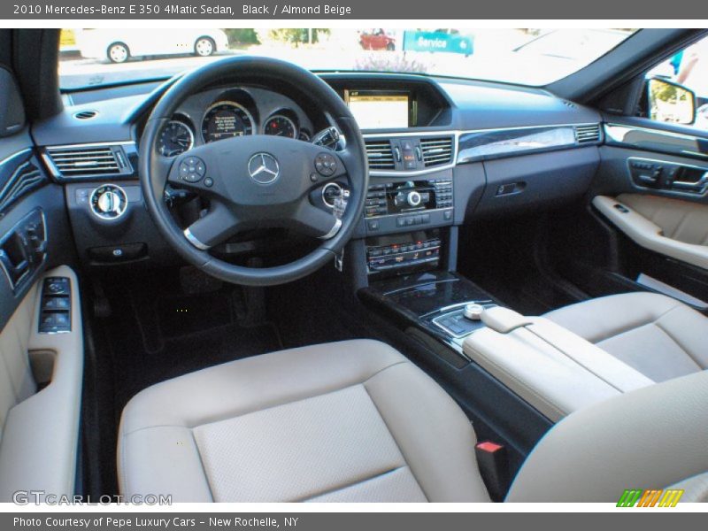 Black / Almond Beige 2010 Mercedes-Benz E 350 4Matic Sedan