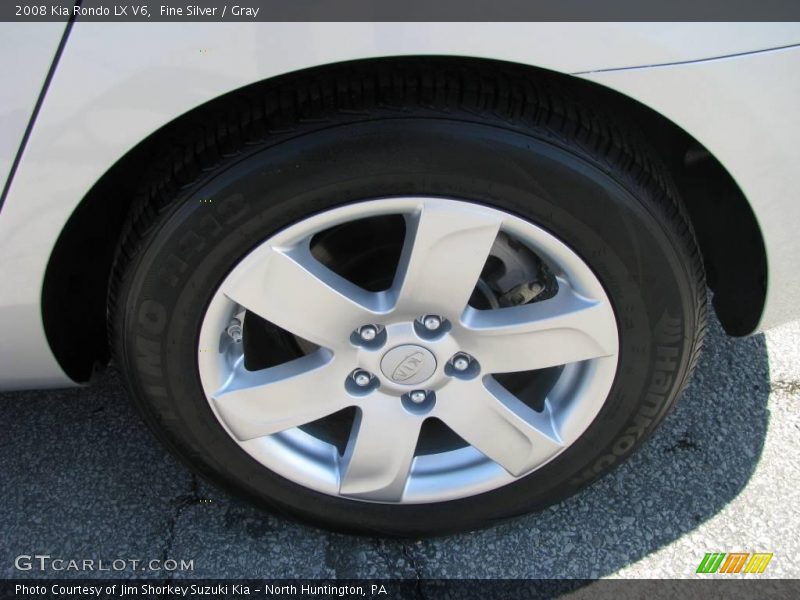 Fine Silver / Gray 2008 Kia Rondo LX V6