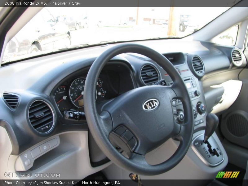 Fine Silver / Gray 2008 Kia Rondo LX V6