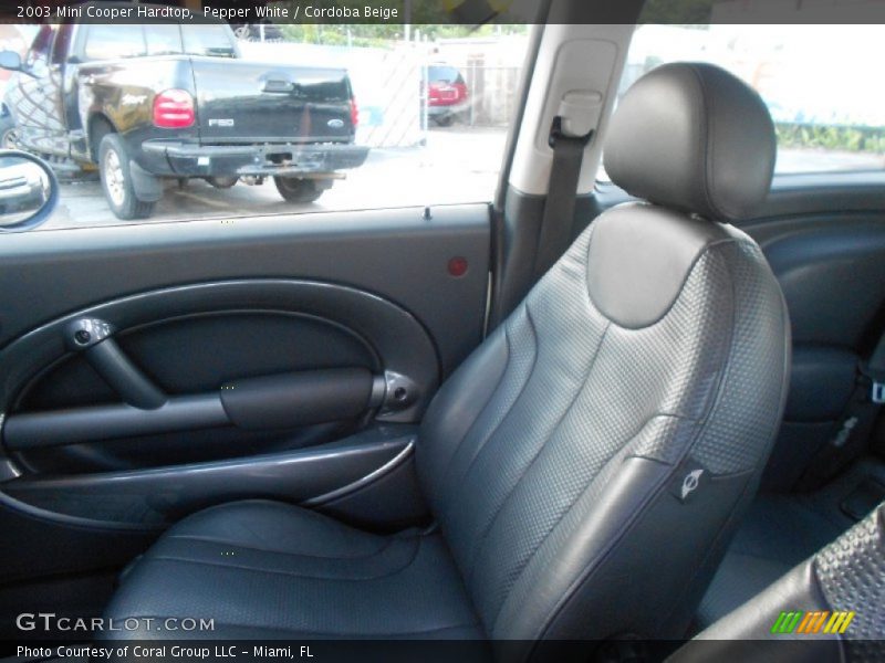 Pepper White / Cordoba Beige 2003 Mini Cooper Hardtop