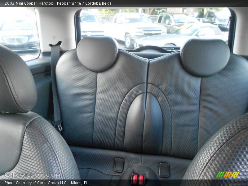 Pepper White / Cordoba Beige 2003 Mini Cooper Hardtop