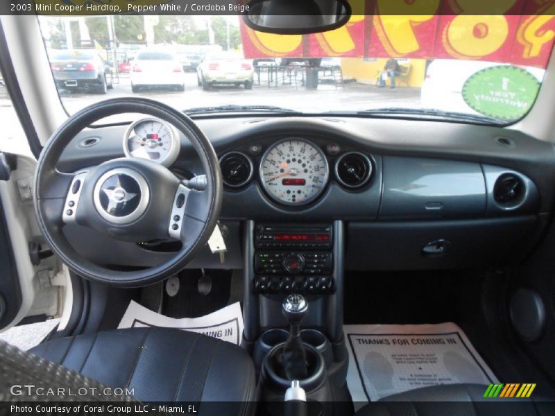 Pepper White / Cordoba Beige 2003 Mini Cooper Hardtop