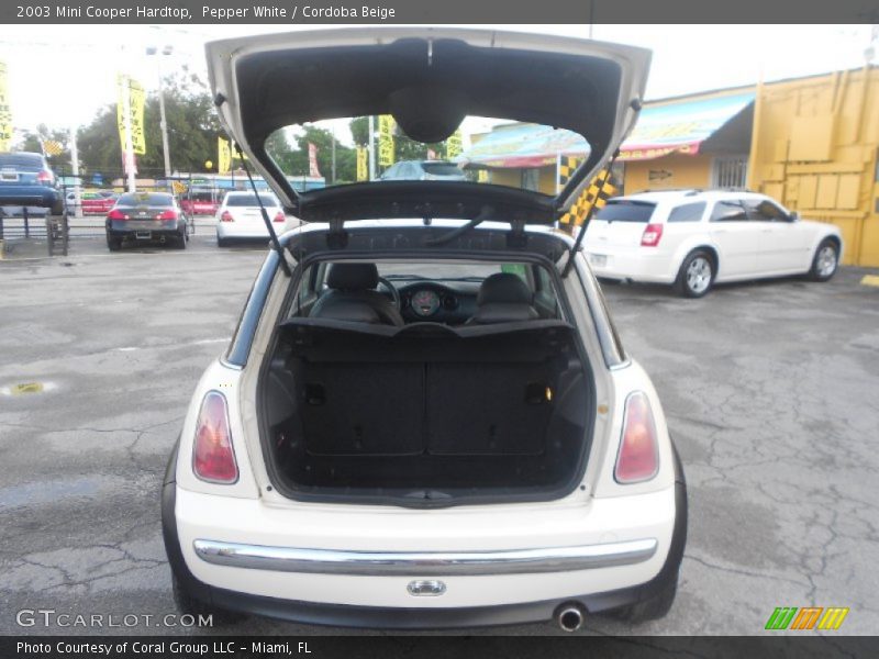 Pepper White / Cordoba Beige 2003 Mini Cooper Hardtop