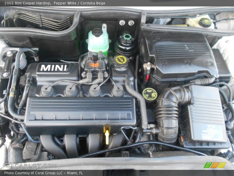 Pepper White / Cordoba Beige 2003 Mini Cooper Hardtop