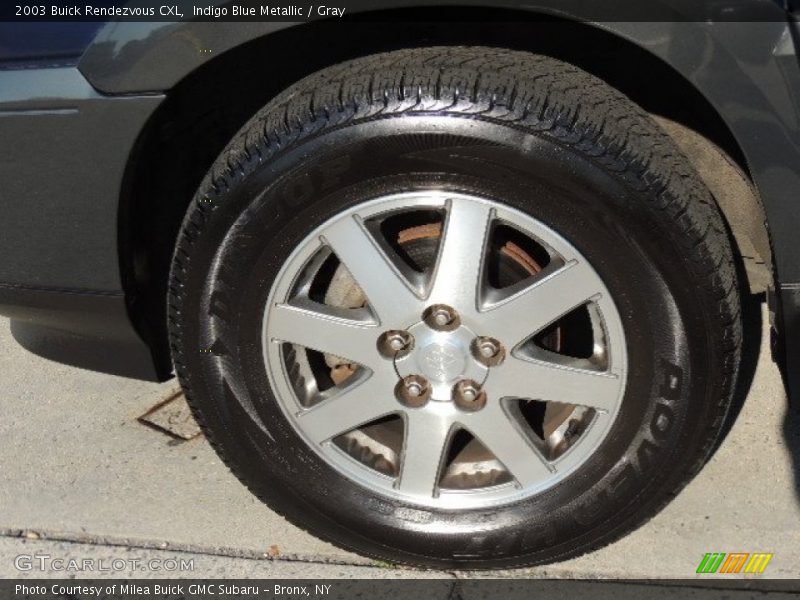 Indigo Blue Metallic / Gray 2003 Buick Rendezvous CXL