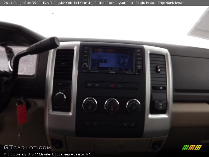Brilliant Black Crystal Pearl / Light Pebble Beige/Bark Brown 2011 Dodge Ram 3500 HD SLT Regular Cab 4x4 Chassis