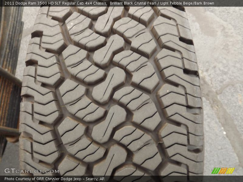 Brilliant Black Crystal Pearl / Light Pebble Beige/Bark Brown 2011 Dodge Ram 3500 HD SLT Regular Cab 4x4 Chassis