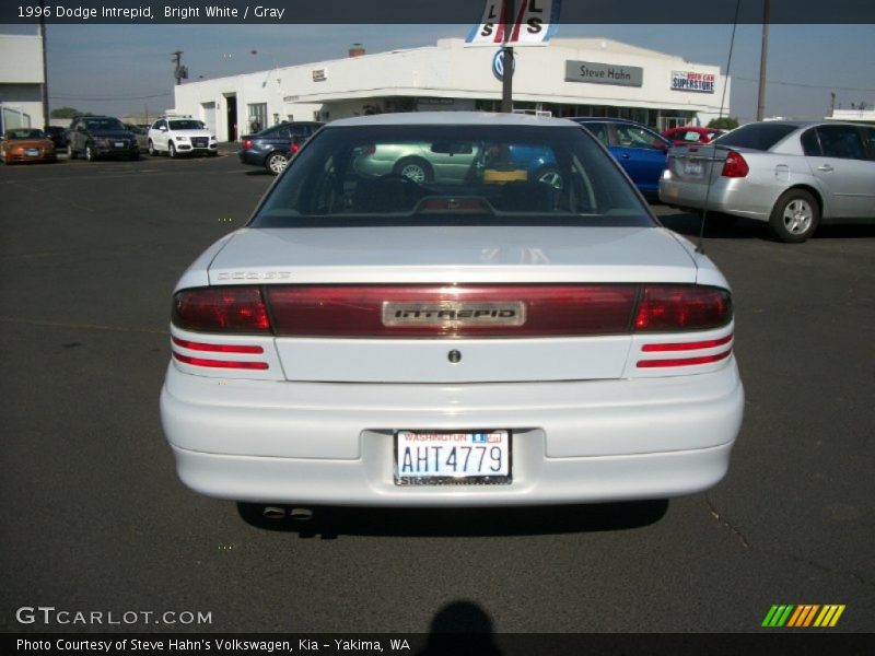 Bright White / Gray 1996 Dodge Intrepid
