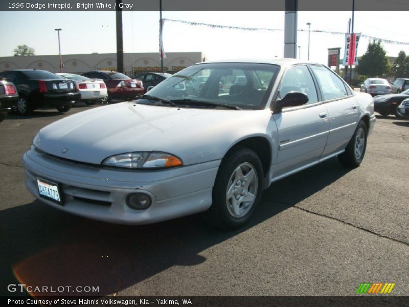Bright White / Gray 1996 Dodge Intrepid
