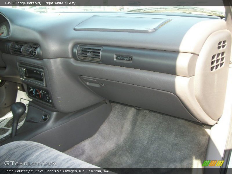 Bright White / Gray 1996 Dodge Intrepid