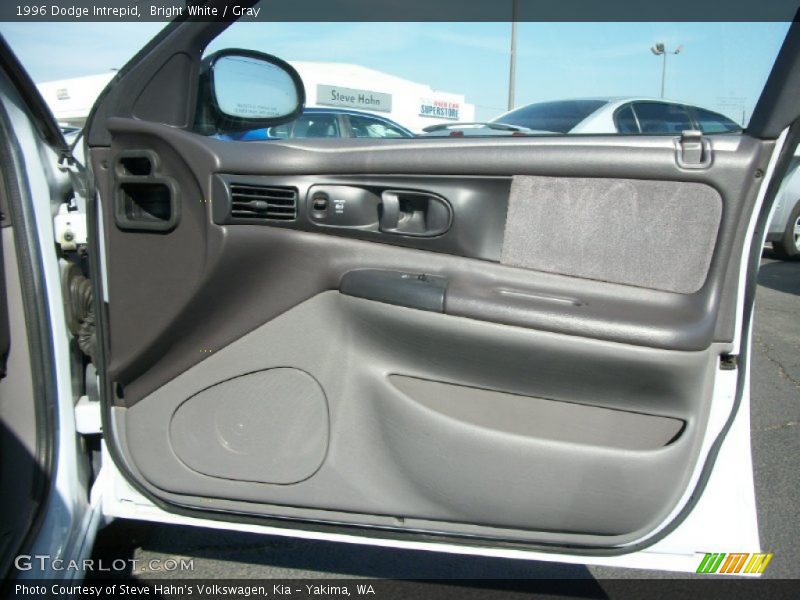 Bright White / Gray 1996 Dodge Intrepid