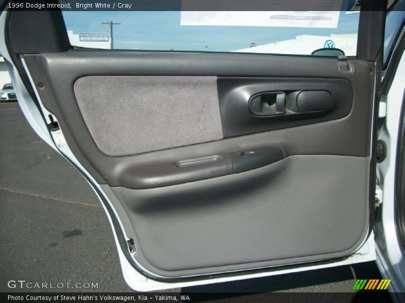 Bright White / Gray 1996 Dodge Intrepid