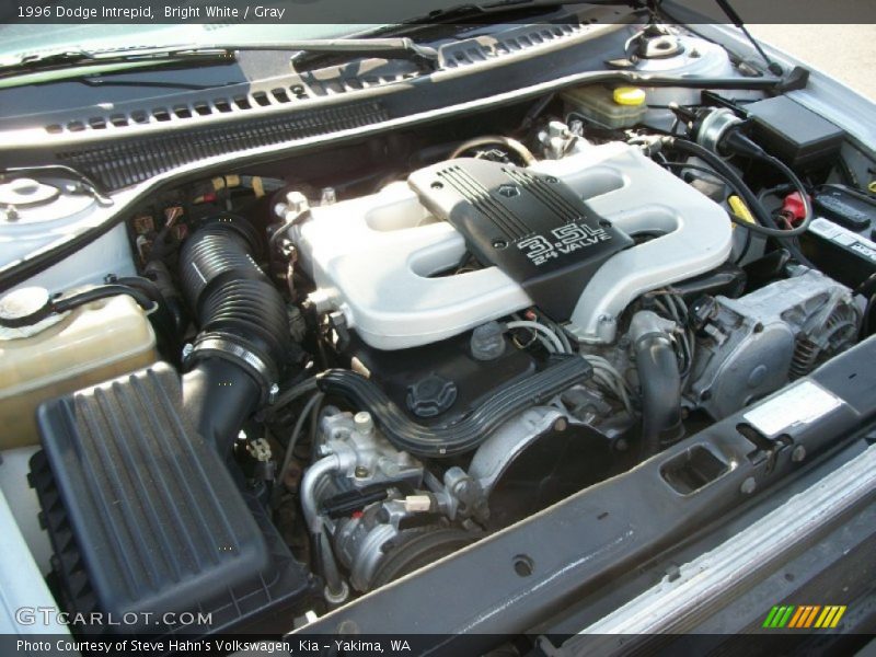 Bright White / Gray 1996 Dodge Intrepid